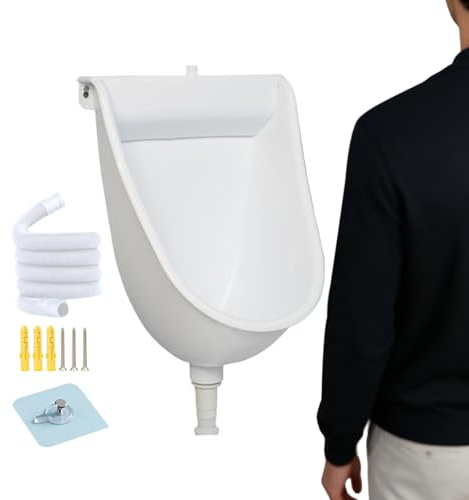 Water Closet A Parete Separatore Di Urina Da Parete Con Di Sciacquone | Orinatoio per Uomini Per l'in Casa Dormitorio Giardino Camper Appartamento per Uomini Come Papà Fidanzato Nonno