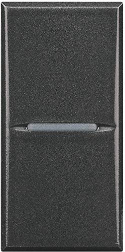 Conmutador cruzamientoestrecho BasculanteBticino Axolute HS4054Antracita 1 modulo