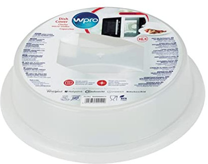 Wpro PLL003 ORIGINAL Abdeckhaube Mikrowellenhaube Spritzschutz Abdeckung Geschmacksneutral Spülmaschinengeeignet Mikrowelle auch Whirlpool Bauknecht 484000008434
