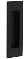 INTERSTEEL - Schiebetürmuschel blind eckig - Muschelgriff für Schiebetüren, Innnetüren und Wandschränke - 120 x 40 mm