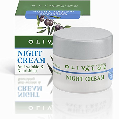 OLIVALOE 00170 - NIGHT CREAM Anti-wrinkle & Nourishing - nährende Anti-Falten Nachtcreme 40ml, Naturkosmetik