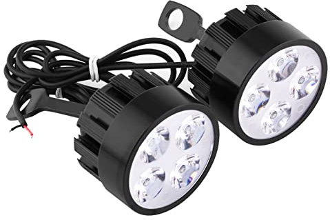 Projecteur de moto 4 LED phares universel imperméable super lumineux moto phare 12V 24W brouillard projecteur lampe feux auxiliaires+phares led moto phares led moto phares led moto