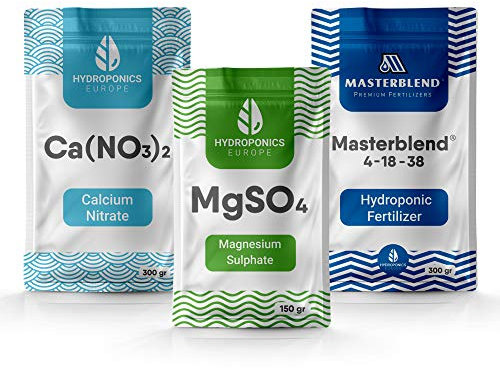 Masterblend 4-18-38 Complete Nutrients Hydroponic Fertilizer Kit – Shipping from EU (0.75)