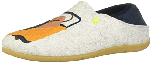 HOT POTATOES KAUNS, Pantuflas Hombre, Gris, 44 EU