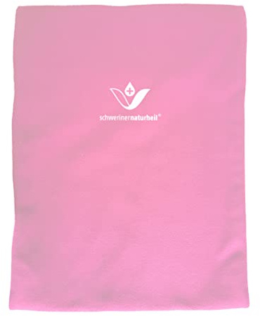 Moor Heat Cushion 28 x 38 cm with Fleece Cover in Rose Hot Water Bottle Heating Pad Heat Compress