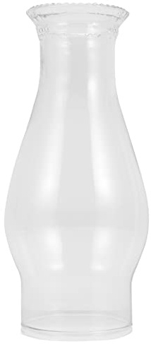 SOLUSTRE Lampenschirm Ersatz Glas Für Petroleumlampe Öllampe Vintage Stil Kleine Lampenabdeckung Innenbeleuchtung 8.27 Zoll Glaslichtabdeckung Für Retro-Öllampen