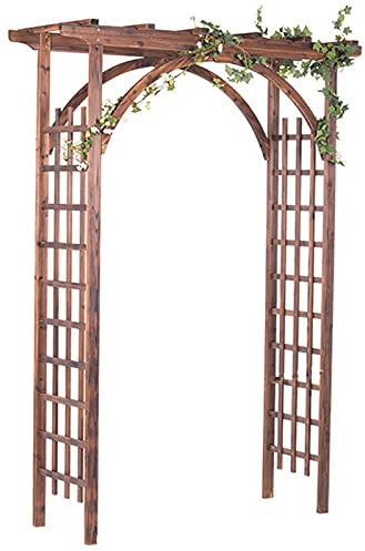 Arco De Jardín De Madera Maciza,Arco De Madera De Rosas,Arbors Roses Vines Soporte De Celosía Arco,Arco para Plantas Trepadoras,Arco De Escalada Enrejado,Arco De Boda,Pérgola De Área Exteri