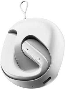 Xmenha Écouteurs intra-auriculaires ouverts Bluetooth sans fil pour le sport, conduction d'air, écouteur osseux, écouteurs sans fil avec arceau à conduction en os pour la course, le cyclisme, la gym