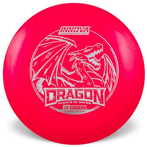Innova Disc Golf DX Dragon Disc Golf Driver – Floats in Water, Grippy Plastic Floating Disc Golf Disc 151-160g