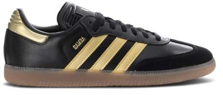 Adidas Performance herr Samba Classic inomhusfotbollssko, Svart guld metalliskt gummi, 45 1/3 EU