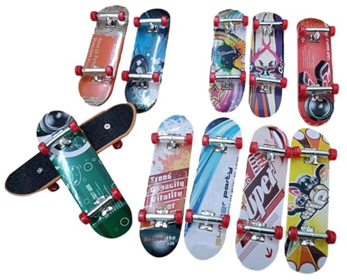 Generisch Mini-Skateboards für Finger | Coole Mode-Fingerbretter - Finger-Skateboards für Kinder und Teenager, Mini-Skateboard-Spiele, Skateboard-Partygeschenke, Fingerboards zum Verschenken