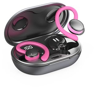 Matast Wireless Earbuds Bluetooth Headphone, Bluetooth Earbuds Noise Cancelling, 4 Mic, Deep Bass Stereo Sound Earphone Wireless Headphone in ear, Dual LED Power Display, Type C Fast Charge Ear Buds