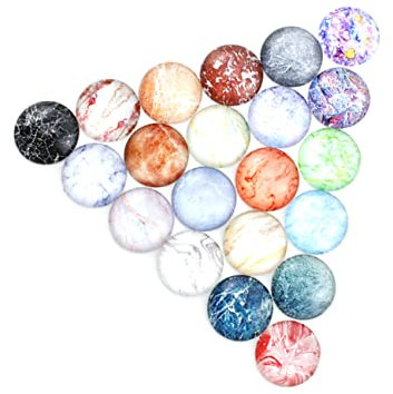 SEWACC 50piezas Pegatinas De De Mármol y Para Manualidades Material Decorativo Para Joyería Mixtos