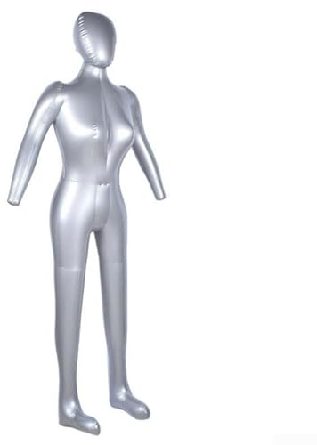 Volakebeing Weibliche aufblasbare Ganzkörper-Schaufensterpuppe, Hemd und Hose, Schaufensterpuppe, Torso-Modell, 165 cm, weibliche Schaufensterpuppe, Ganzkörper-Schaufensterpuppe, Schaufensterpuppe