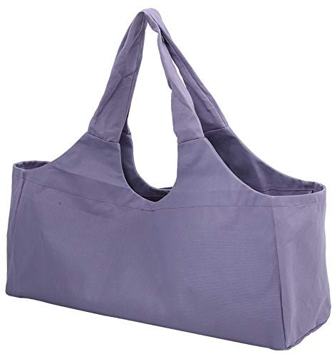 Beufee Yogamattentasche, große Kapazität, übergroße Yoga-Tragetasche, extra große Tragetasche für Damen, Tragetasche, Aufbewahrungstasche für Kleidung, Umhängetasche (Lila)