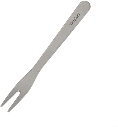 Funktionelle Dessertgabel aus Titan, perfekt für Familienessen, leichtes und dennoch robustes Design (2)