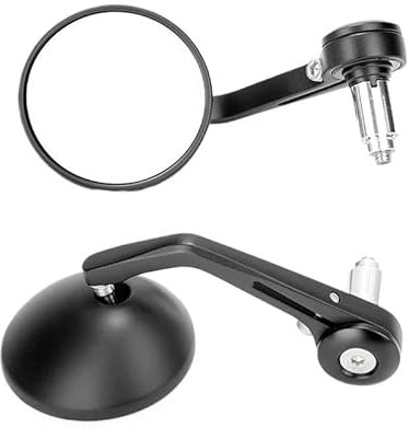 MASHRGX 22mm Motocicleta Manillar Final Espejo para Ducati para Monster 696 797 821 para Hypermotard 950 848 749 para Scramble Espejos Laterales para Moto