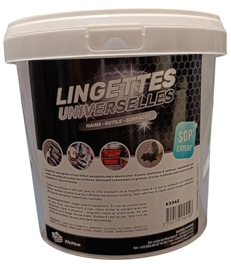 DSTOCK60 - Seau de 70 Lingettes Universelles Main-Outils-Surface - 3700178245148