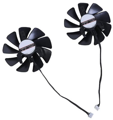 Dasbsug Ventilador de GPU de 95 mm FD10015M12D DC12V 0.45A para ventilador de refrigeración de tarjeta gráfica RX580 2048SP 8G D5