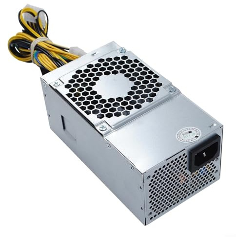 HomeVortex 500W ATX Power Supply FSP500-20TGBAB with 10P+4P+8+8 Pin Connectors Compatible with TFX Erazer D215 00PC745 M310 M410 510S M510 for High-Performance Desktop PCs