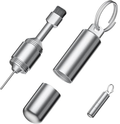 Phone Card Removal Tool - 2 in 1 Eject Keychain Needle | Card Tray Dust Remover Ejector Pins | All Cellphones Tablet Laptop Earphones Charging Port Accessory for Home Travel Men Women Device Maintenan