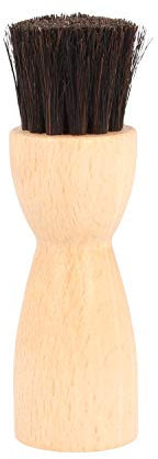 Burgol Tiegelbürste Auftragsbürste Schuhcreme Rosshaar: Farbe: Tiegelbürste dunkel