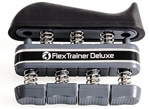 Flex Trainer Deluxe Handtrainer Fingertrainer Handtrainingsgerät Fingertrainingsgerät Verschiedene Widerstände und Farben