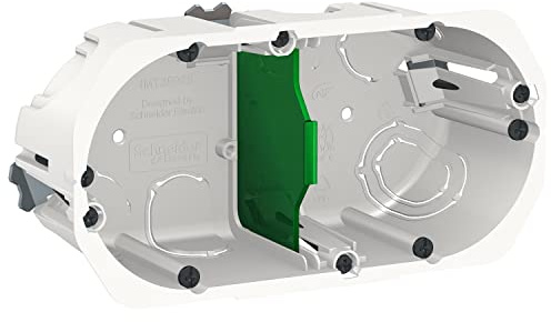 Schneider Electric - Multifix - boîte d'encastrement - Ø 67mm - prof 50mm - 2 postes entraxe 71 mm - IMT35925