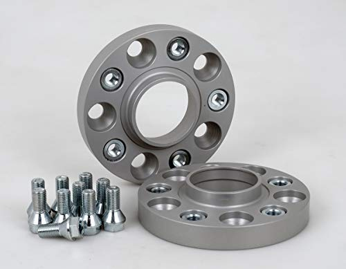 Spurverbreiterung Aluminium 2 Stück (20 mm pro Scheibe / 40 mm pro Achse) inkl. TÜV-Teilegutachten & ABE kompatibel mit Audi A4 Avant (8ED, B7) 11.2004-06.2008