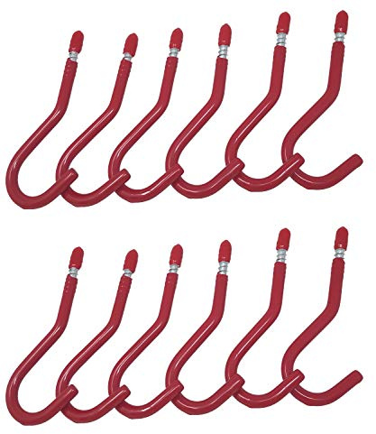 Tetra-Teknica Hardware Screw-in Garage Storage Ceiling Hooks, 12 per Pack