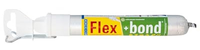 WEICON Flex+Bond - Transparent/Kleber & Dichtmittel / 85 ml/Starke Haftkraft/permanent elastisch
