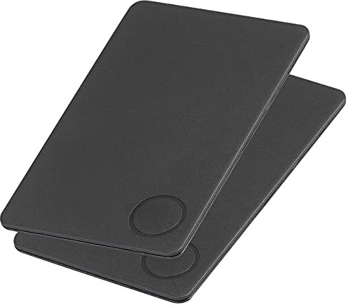 Callstel Schlüsselfinder Funk: 2er-Set 4in1-Schlüsselfinder im Kreditkarten-Format, GPS-Ortung, App (Fernauslöser Android, Bluetooth, Keyfinder Apps, Senioren)