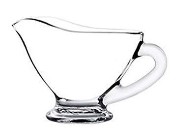 Gravy Boat for Milk, Broth, Sauce Glass Cream Pitcher with Handle Perfect for Serving Milk/salad Sauce/Dressing/ketchup/hot Maple Syrup 60ml/170ml/250ml Gravy Boat for Dining, Holiday Meals,Parties