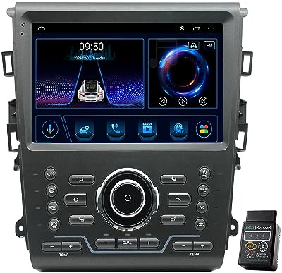 932GB 8 Core Android 12 CarPlay GPS Head Unit Car Stereo For Ford Mondeo MK5 2013-2018 DAB+Radio GPS Sat Nav Bluetooth Car Multimedia Player Touch Screen FM/AM Radio Audio Video WiFi DSP DVR USB