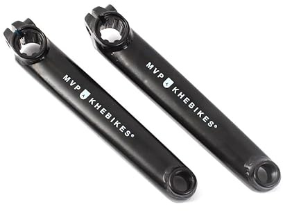 KHE MVP BMX Kurbelarme 8T 4130 CrMo für 19mm Achse 152mm PAAR schwarz nur 635g