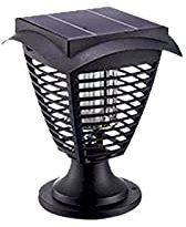 TEmkin Lámpara antimosquitos eléctrica portátil con energía Solar, Lámparas solares para Matar Mosquitos, Lámpara para jardín Mata Mosquitos/Exteriores/Jardín/Lámpara para Mosquitos