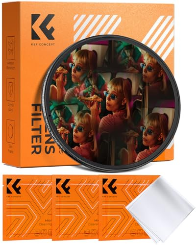 K&F CONCEPT 67mm Kaleidoscope Prism Filter | Filter Prisma Zentrales Pentaprisma Spezialeffekt Optisches Glas,FE102,Nano-Basic,FE102