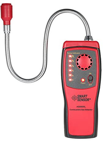 Analyseur de gaz Détecteur de gaz Combustible Inflammable Gaz Naturel de la Fuite Déterminer Son Testeur lumière d'alarme As8800l Alarme de gaz Industriel
