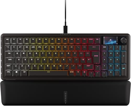 Corsair VANGUARD PRO 96 Wired Hall Effect Magnetic Mechanical Gaming Keyboard – 96% Layout, MGX Hyperdrive Switches, 8000Hz Polling, Rapid Trigger, Virtual Stream Deck, SOCD Flashtap, QWERTY UK