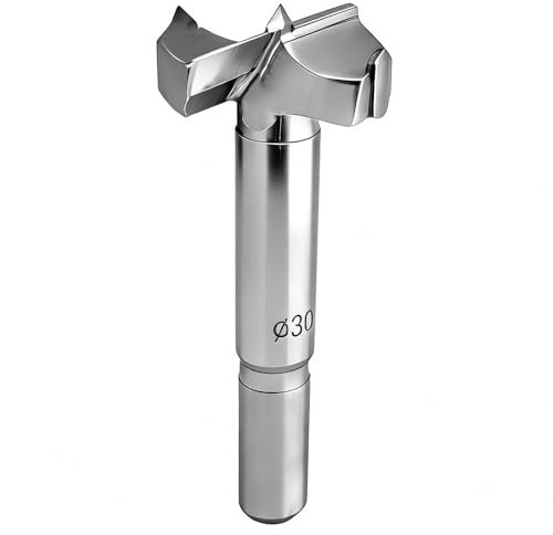 Punte Trapano Forstner Apri Piatta Metallo Duro Trivella 30mm per Cerniera Mobili Forare Legno Serratura Porta