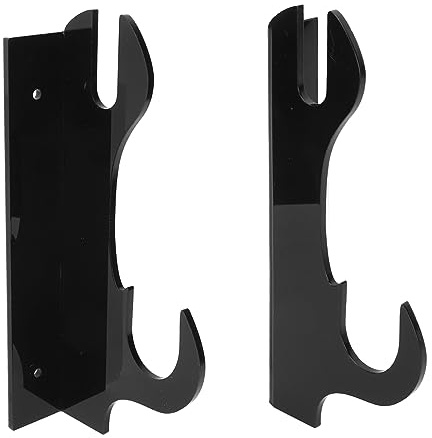 ERYUE Porte-couteau de samouraï, Support Mural Durable et Fiable pour L'affichage des épées, Apprentissage et Collection D'arts Martiaux, Matériau Acrylique (Noir)