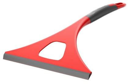 Vileda Tergivetro doccia 25,5 cm con manico ergonomico - Raschietto per box doccia senza aloni su vetro, piastrelle e specchi - Con asola per appenderlo