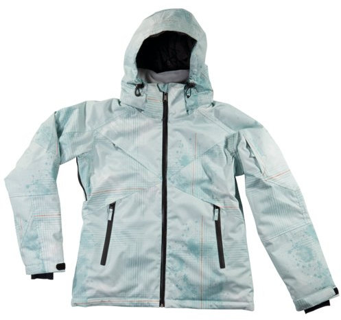 Chiemsee Damen Snowjacket AMELA AOP, SURFSPRAY BLUE, M