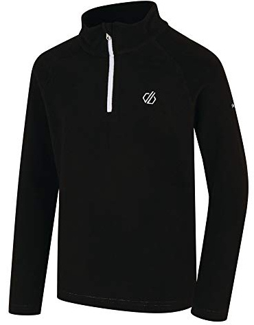 Dare 2b Freehand 170 GSM Half Zip Outdoor Active Fleece - Black, 14 Years