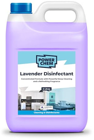 Disinfectant Concentrate Liquid - Multi Surface All Purpose - Antibacterial - Antiviral - EN1276 | Use in Kennels, Toilets, Kitchen, Office, Astro Turf & Many More Other Surfaces (10L, Lavender)