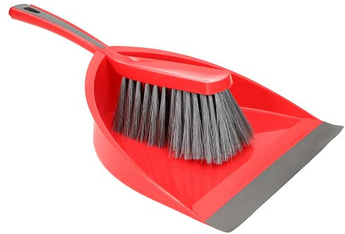 KOTARBAU® Escobilla y recogedor, Set para Barrer, Escoba para el hogar, Escoba y recogedor con Gancho para Colgar, Limpieza de casa, Escobilla pequeña, Recogedor con un Borde de Goma, Cepillo