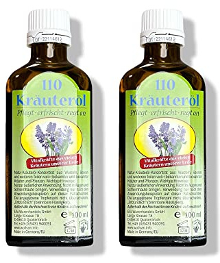 110 örtolja – stark och vitaliserande för kropp och själ – 100 % naturlig örtformel för massage, kroppsvård och doftförmedling.
