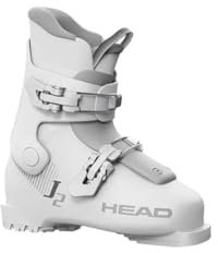 HEAD J 2 Chaussures de ski pour enfant Blanc/gris Taille : 195 (603558-195)