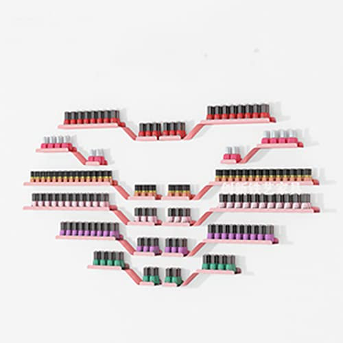 Wandmontierte Nagellack-Aufbewahrungsregale aus Metall Produkte Metall-Nagellackregal Wandmontiertes Regal, schwebender Nagellack-Organizer-Ausstellungshalter, verwendet für Nagellack-Ausstellungsre