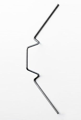 Morsetto in acciaio inox per serre in vetro (50 pezzi) per piastre fino a 6 mm di spessore, acciaio per molle, antiruggine | H 120-6-50